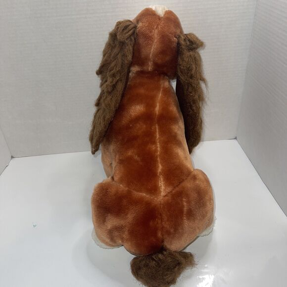 Disneyland Disney World Vintage Plush Lady and the Tramp 13" Plastic Eyes - Picture 4 of 9